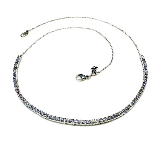 Collana Giorgio Visconti Donna Tennis in Oro bianco Diamante 1.20 Ct 37758338 - 37758338
